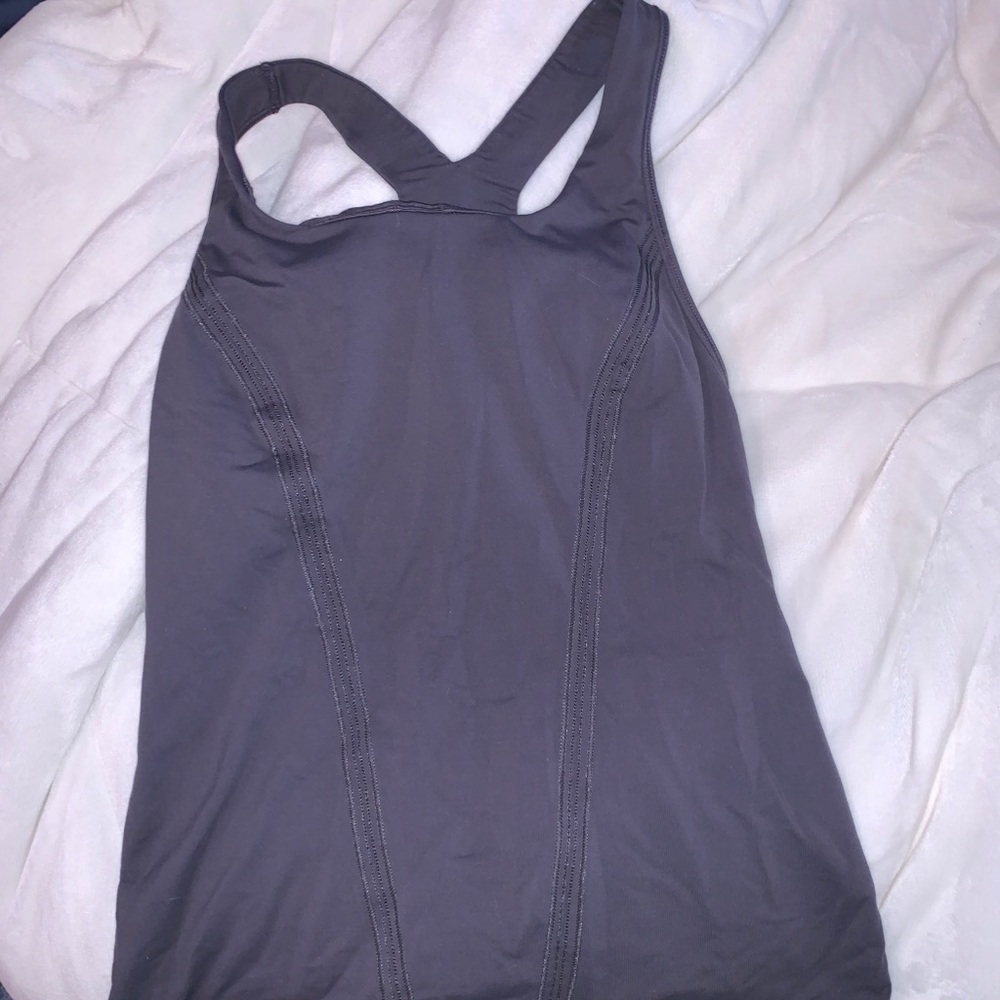 Grey Lululemon tank top